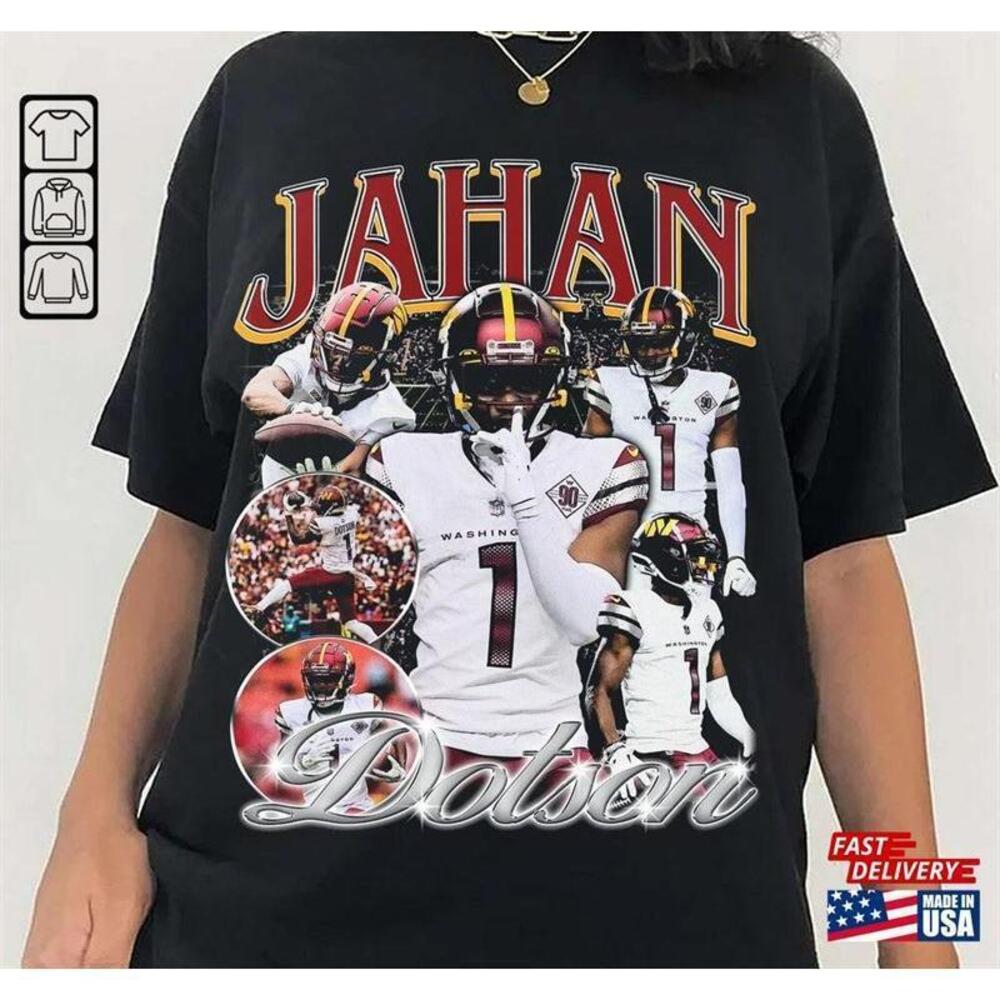 Jahan Dotson Sport Shirt Tshirt90S2023 Ticket Png